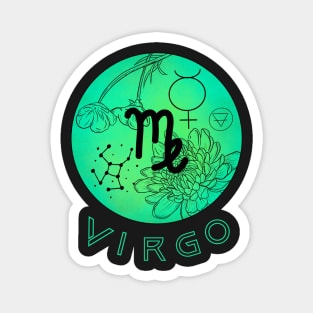 Virgo Emblem Magnet