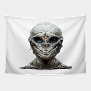 A mummy alien face Tapestry