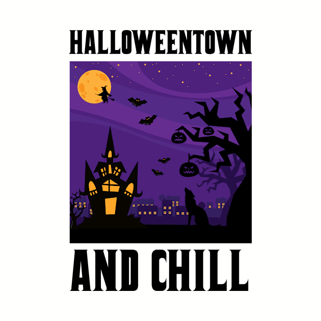 Halloween Town and Chill by anema