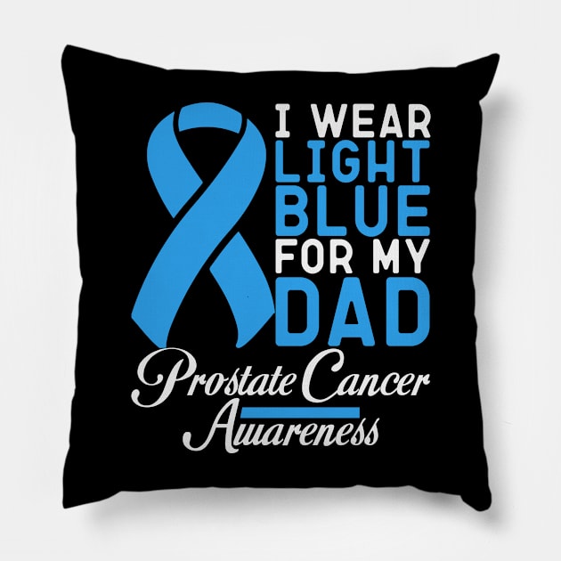 Prostate Cancer Awareness Pillow by Anonic