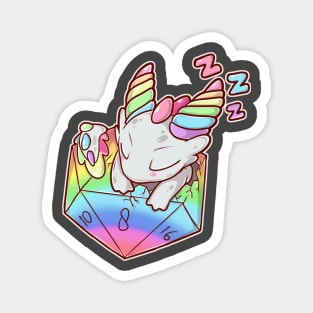 Baby Rainbow Dragon Magnet