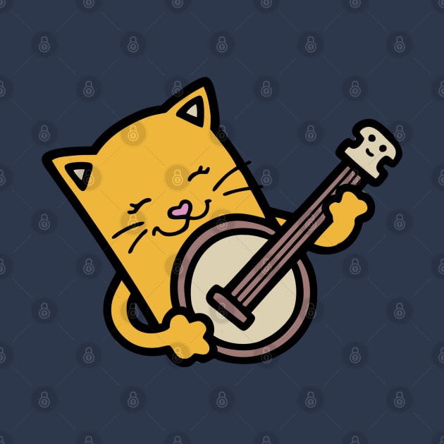 Banjo Cat by sketchboy01