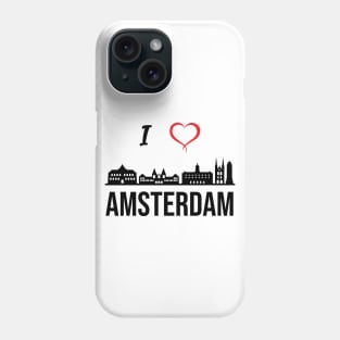 I love Amsterdam, Holland Phone Case