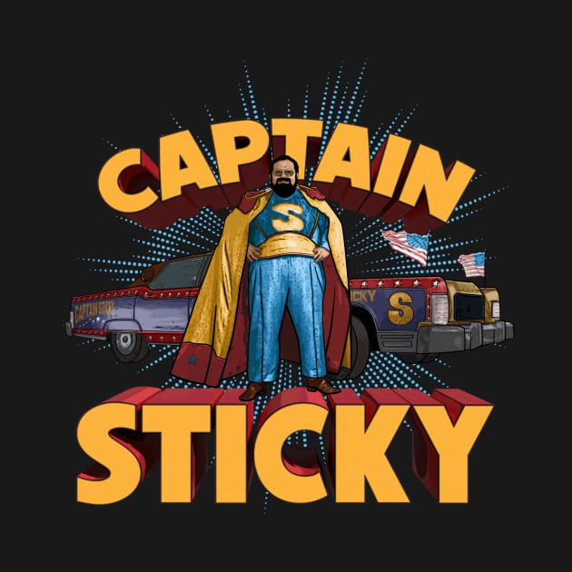 Captain Sticky by Iron Ox Graphics