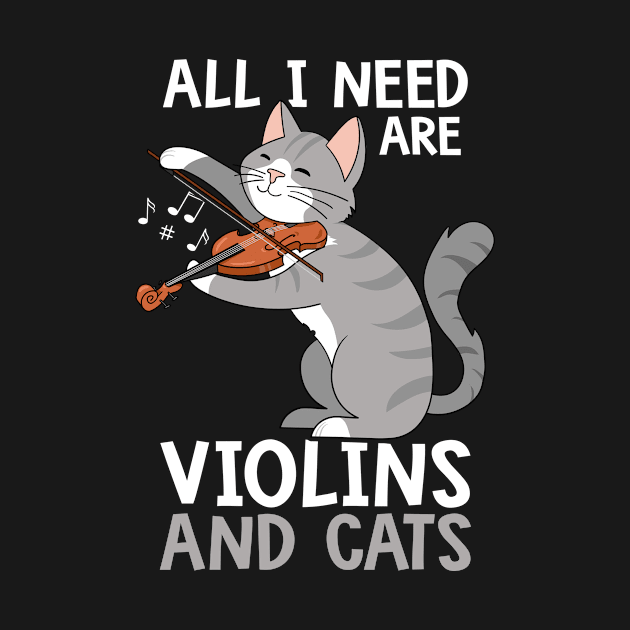 Violin Kitty Cat Violinist Kitten by Tobias Store