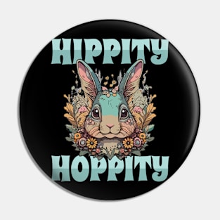 Happy Easter Bunny Pin