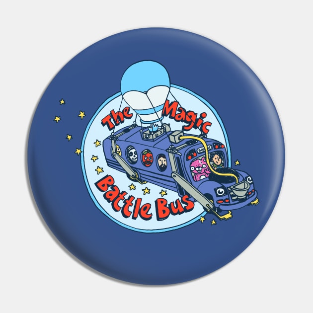 The Magic Battle Bus Pin by Walmazan