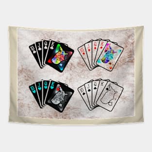 Playing Cards US Maps Tapestry