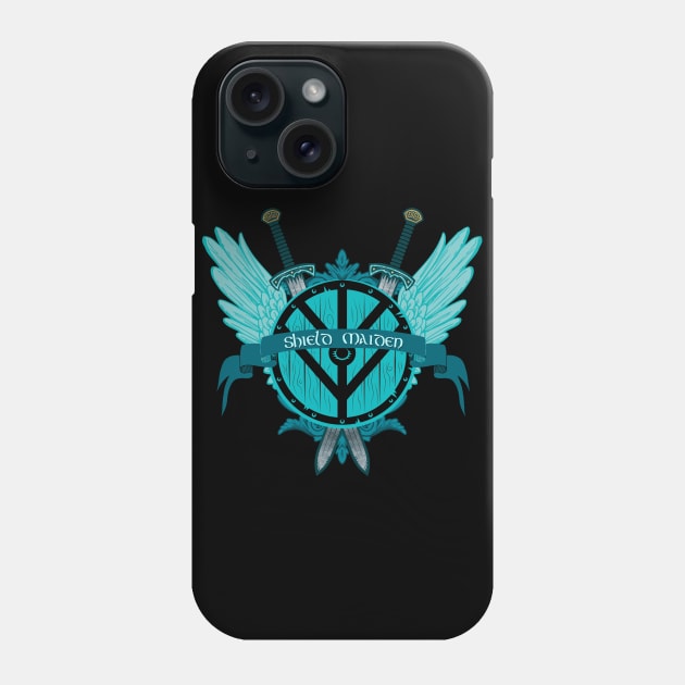 Shield Maiden Wings Classical design Phone Case by LittleBean