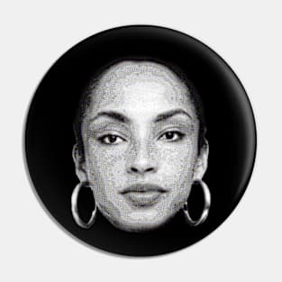 Halftone Sade Adu Pin