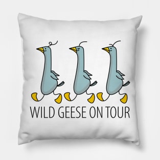 Wild geese on tour Pillow