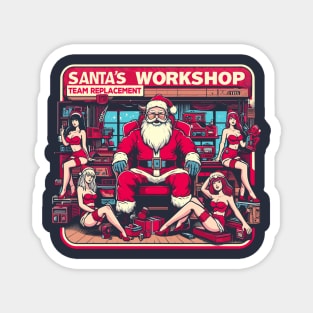 Santa's Workshop Team Replacement Magnet