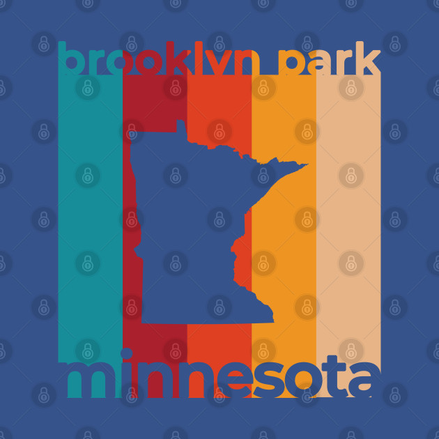 Discover Brooklyn Park Minnesota Retro - Brooklyn Park - T-Shirt