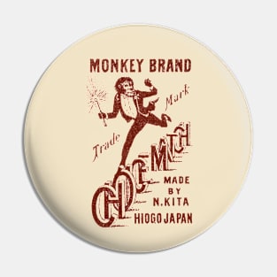 1910 Monkey in Tuxedo Pin