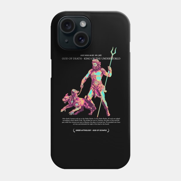 Hades, God of Death, King of The Underworld - Greek Myth #005 Phone Case by Holy Rebellions