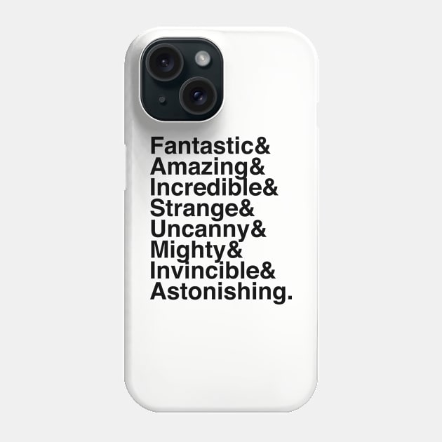 Marvelous Words Phone Case by ATBPublishing