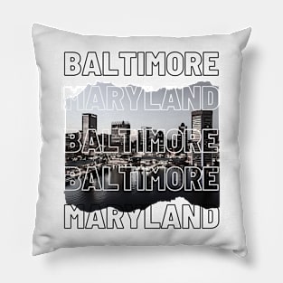 Charm City Pride: Baltimore, Maryland Pillow