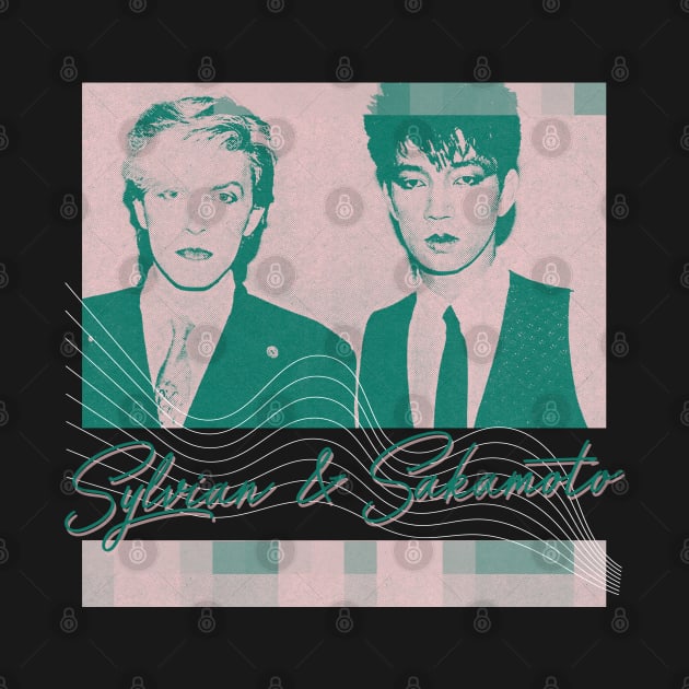 Ryuichi Sakamoto / David Sylvian ---- Fan Art Design by unknown_pleasures