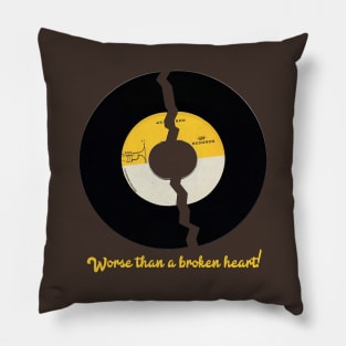 Broken record Pillow