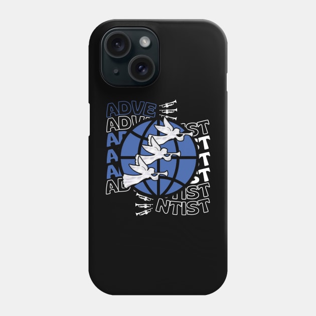 Seventh Day Adventist Typography Phone Case by Just_Christianity