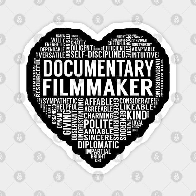 Documentary Filmmaker Heart Magnet by LotusTee