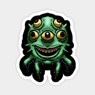 Cute Cartoon Alien 2 Magnet