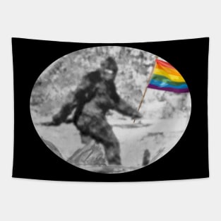 Bigfoot Pride Tapestry