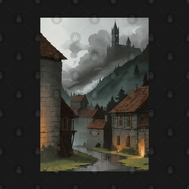 Barovia Imagery - Village in Barovia by CursedContent