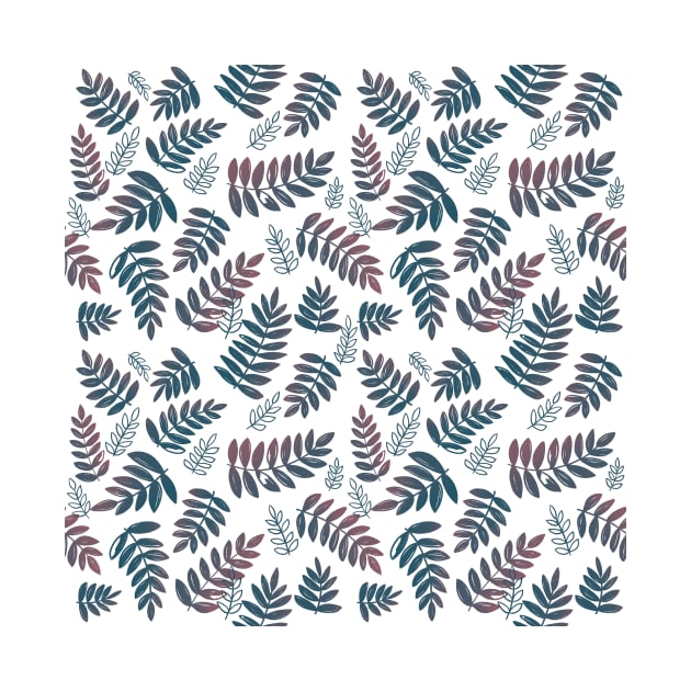 Modern Fern Leaves - Neutral by monitdesign