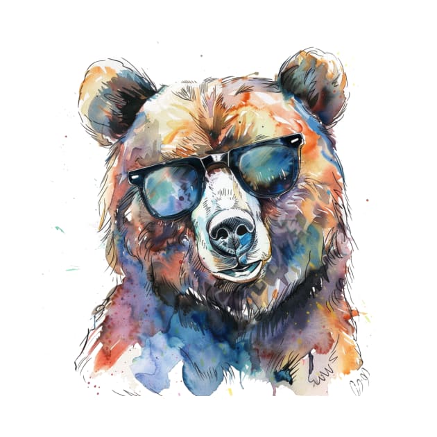 Bear with Sunglasses by Wayward Purpose