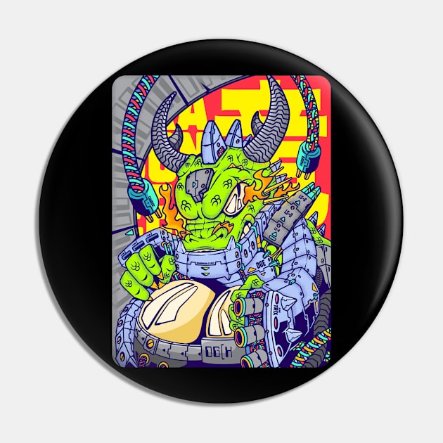 DRAGON EGG Pin by Rockartworks