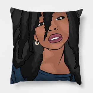 Thick and Kinky Natural Hair Pillow