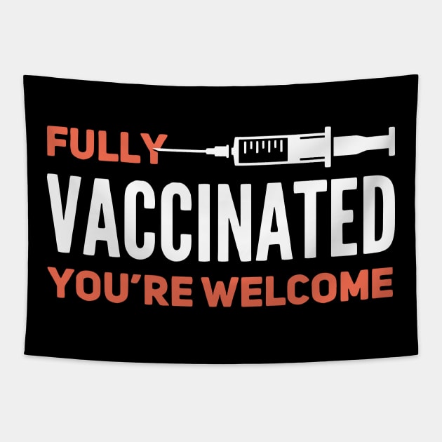 Fully Vaccinated Tapestry by Design Seventytwo