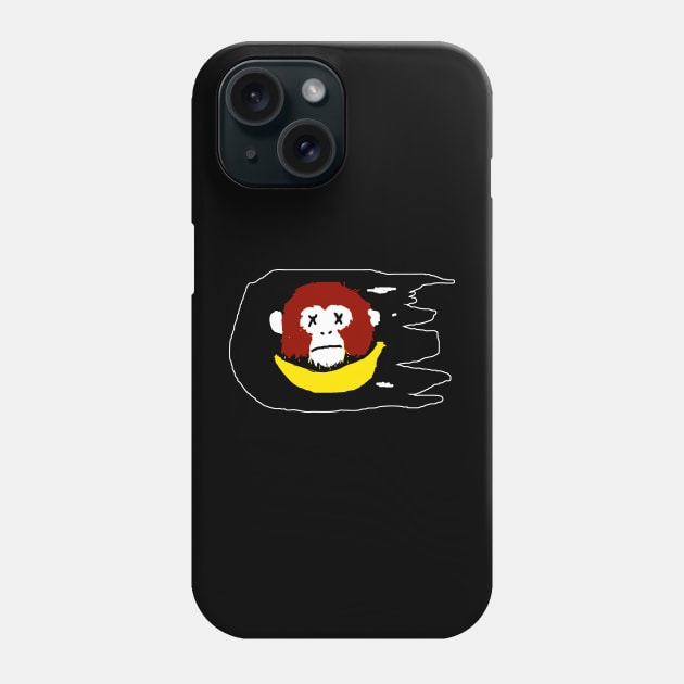 A Pirate Monkey Jolly Roger Flag Phone Case by MacSquiddles