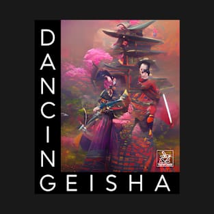 Dancing Geisha - AI created T-Shirt