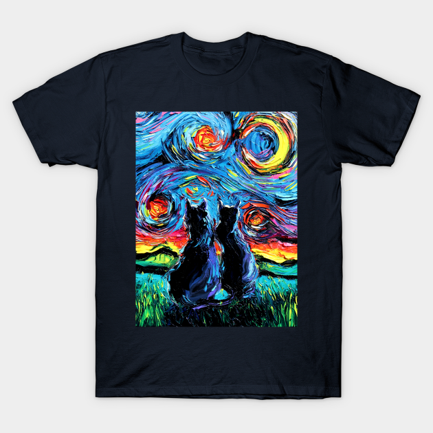 van Gogh's Cats - Cats - T-Shirt