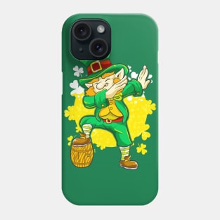 Irish Leprechaun Dabbing On Beer Keg St Patrick's Day Phone Case