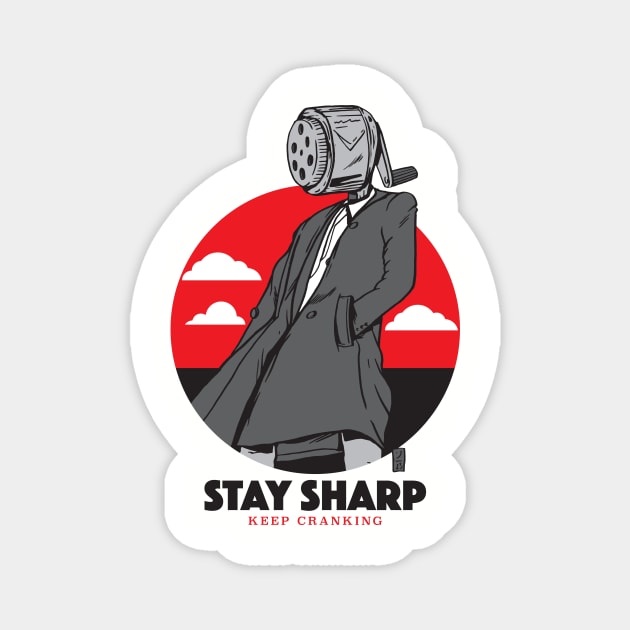 Stay Sharp Magnet by Thomcat23