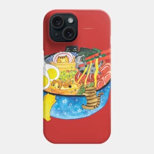 Cat Ramen Phone Case