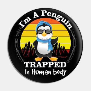 i'm penguin trapped in human body Pin