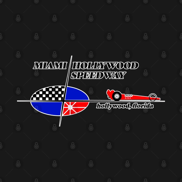 Miami Hollywood Speedway FRONT print by WFO Radio 