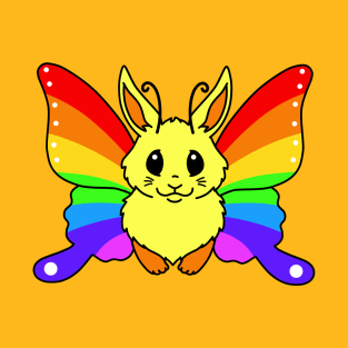 Rainbow Bunny Butterfly T-Shirt