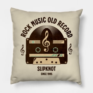 vintage cassette old music record b5 Pillow