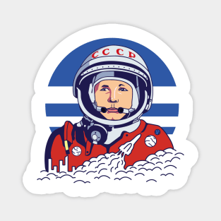 First man in space gagarin Magnet