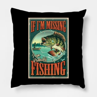 FUNNY FISHING Pillow