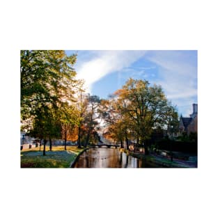 Bourton on the Water Autumn Trees Cotswolds UK T-Shirt