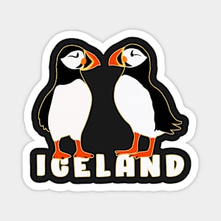 Puffin Cute Birds from Iceland Souvenir Magnet