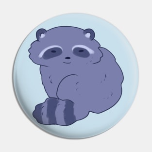 Cute Chunky Raccoon Pin