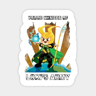 Lokis Army Magnet