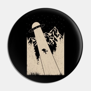 Bigfoot Ufo Abduction Pin